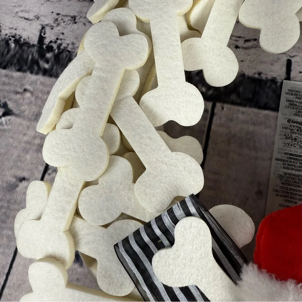 Disney Parks Wreath Nightmare Before Christmas Bones Jack Skellington